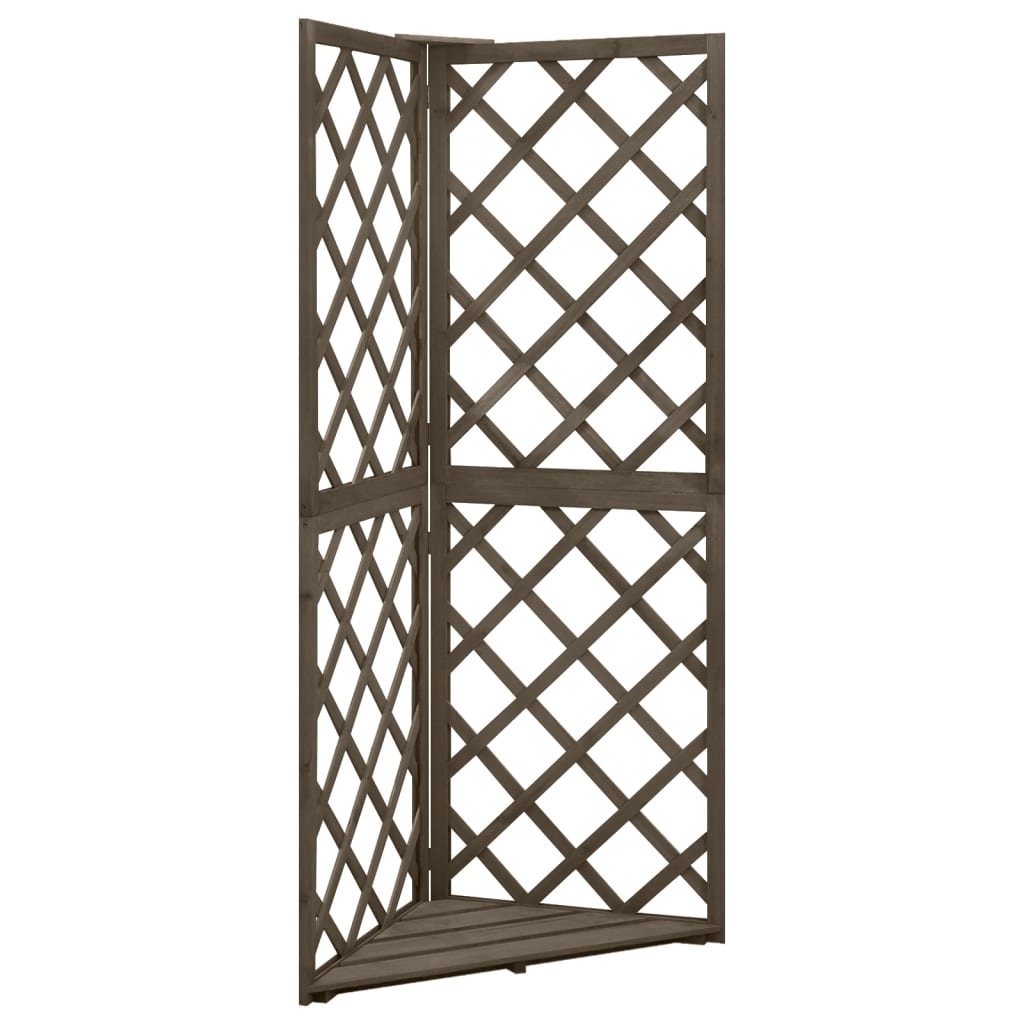 Vidaxl Latwerk rohový model 50x50x145 cm pevné borovice
