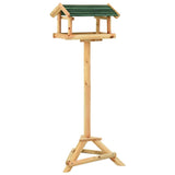 Vidaxl Bird Feed se standardem 37x28x100 cm pevné borovice