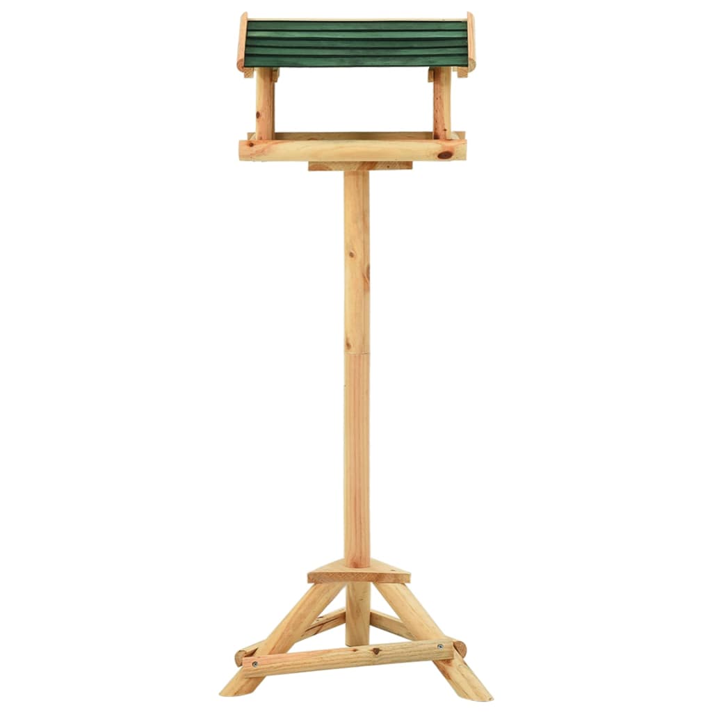 Vidaxl Bird Feed se standardem 37x28x100 cm pevné borovice