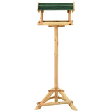Vidaxl Bird Feed se standardem 37x28x100 cm pevné borovice