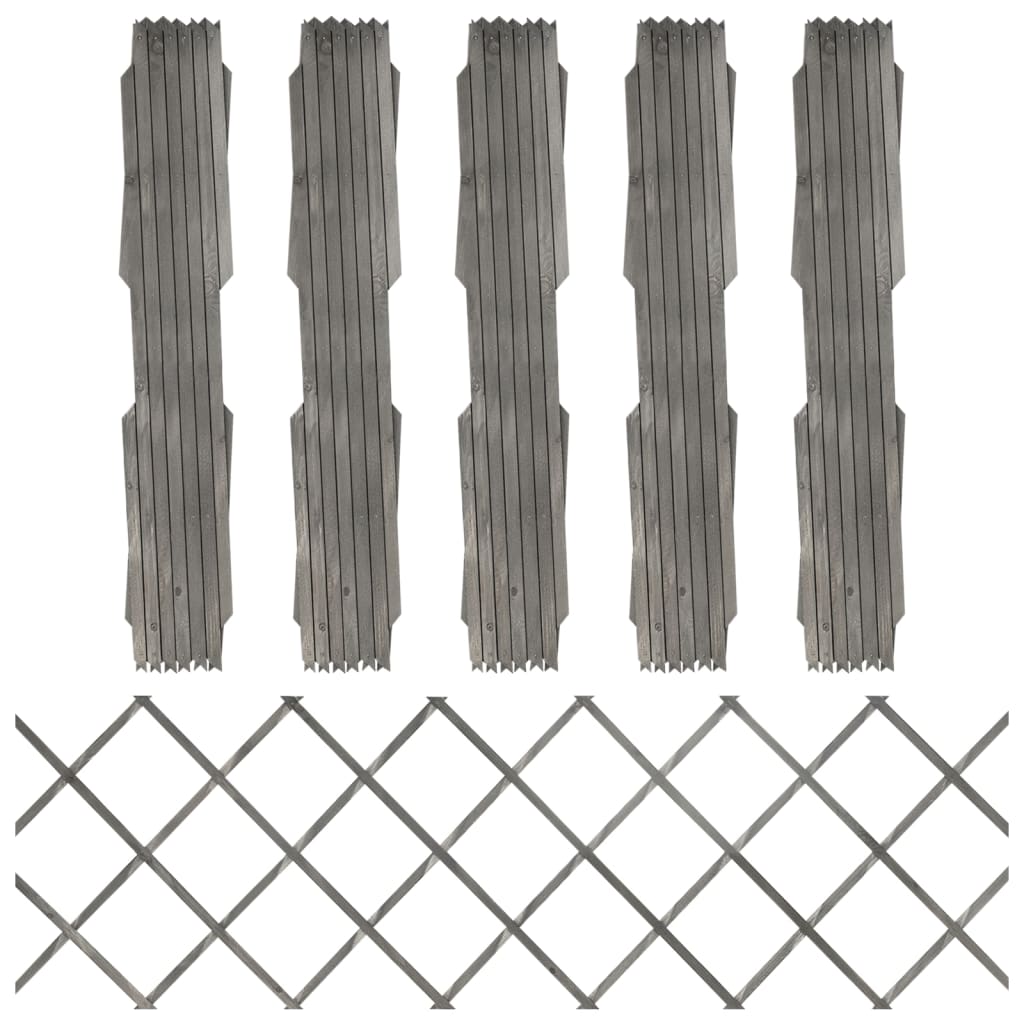 Vidaxl Garden Slat Works 5 ST 180x60 cm de pino sólido