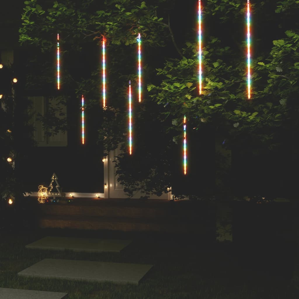 Vidaxl Mete Eartes 8 St 288 LED znotraj 50 cm večkolorjene