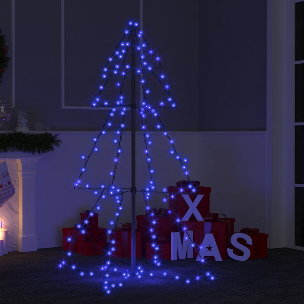 Vidaxl Kegelkerstboom 160 LEDs inside and outside 78x120 cm
