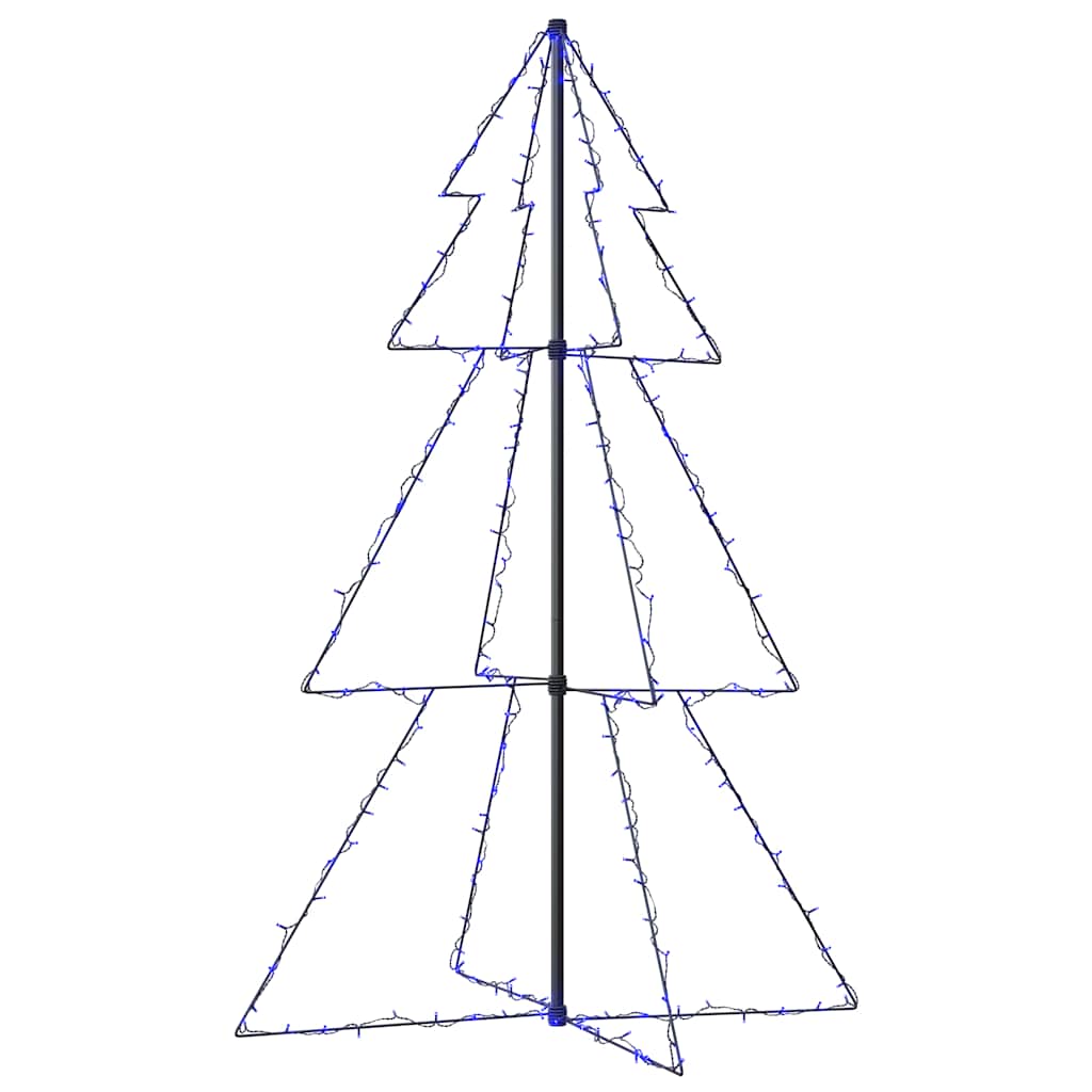 Vidaxl Kegelkerstboom 200 LEDs inside and outside 98x150 cm
