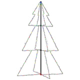 Vidaxl Kegelkerstboom 200 diod LED wewnątrz i na zewnątrz 98x150 cm