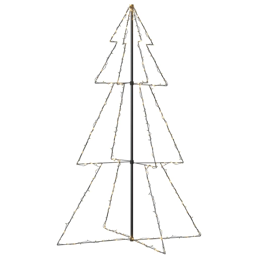 Vidaxl Kegelkerstboom 240 LEDs inside and outside 118x150 cm