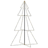 Vidaxl Kegelkerstboom 240 LEDs inside and outside 118x150 cm