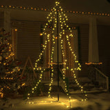 Vidaxl Kegelkerstboom 240 LEDs inside and outside 118x150 cm