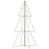 Vidaxl Kegelkirstboom 300 LEDs bannen an ausserhalb 120X220 cm
