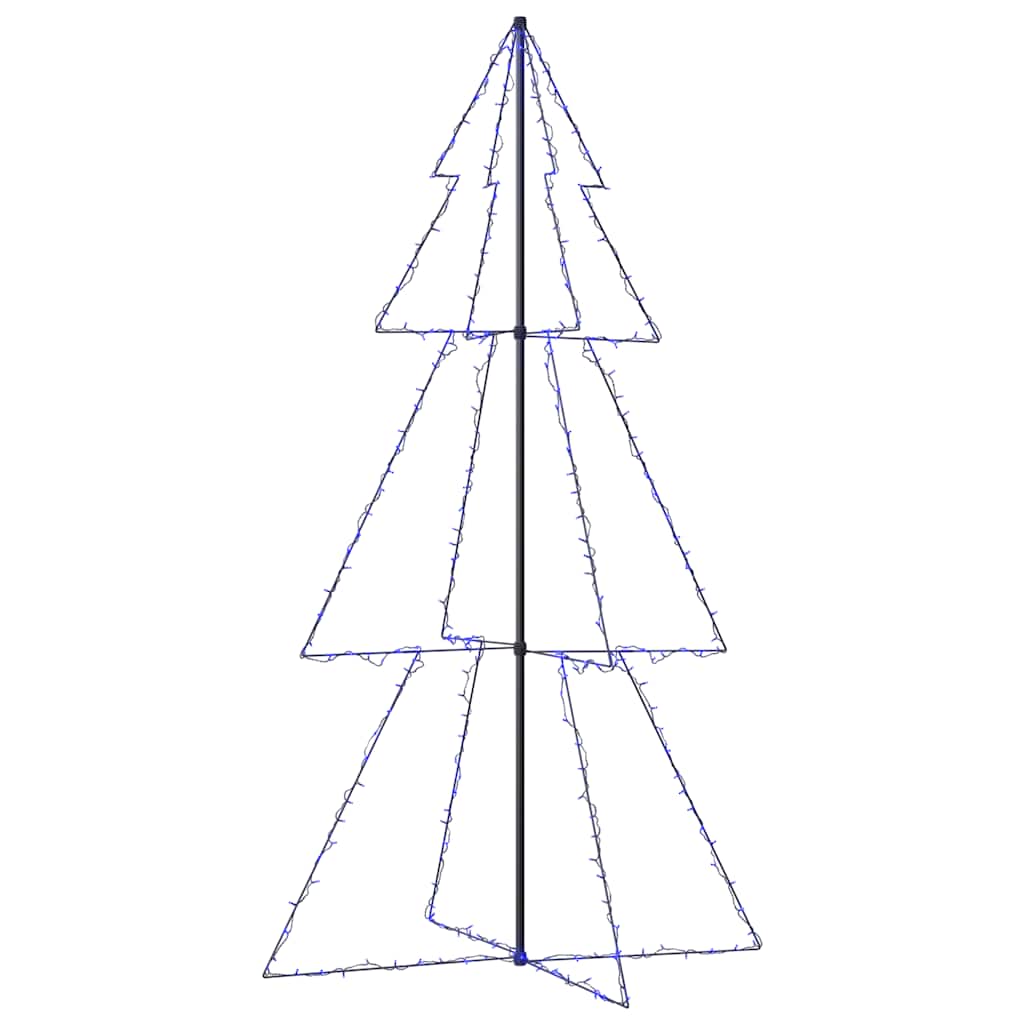 Vidaxl Kegelkerstboom 300 LEDs inside and outside 120x220 cm