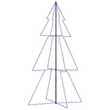 Vidaxl Kegelkerstboom 300 LEDs inside and outside 120x220 cm