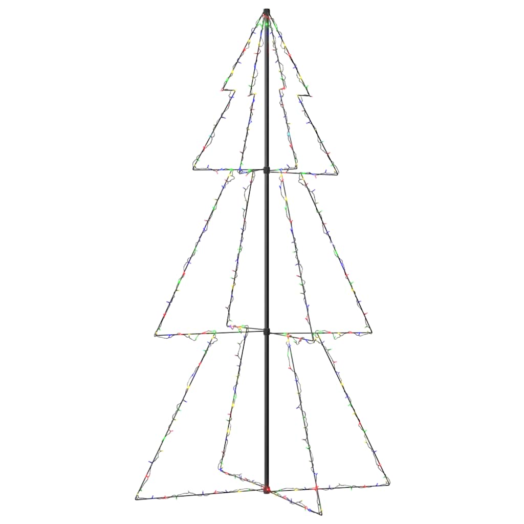 Vidaxl Kegelkirstboom 300 LEDs bannen an ausserhalb 120X220 cm