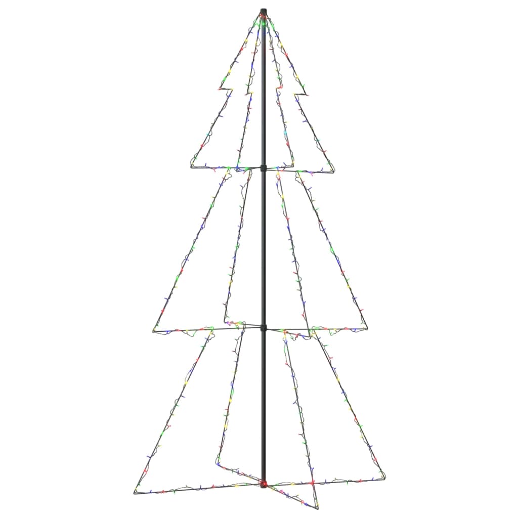 Vidaxl Kegelkerstboom 300 LEDs inside and outside 120x220 cm