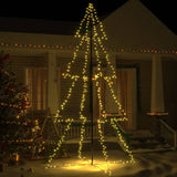 Vidaxl Kegelkerstboom 360 LEDs inside and outside 143x250 cm