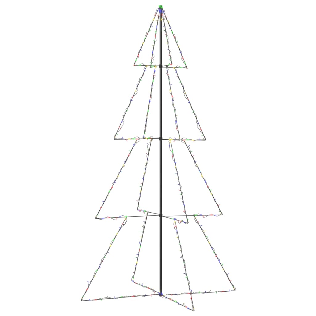 Vidaxl Kegelkerstboom 360 LEDs inside and outside 143x250 cm