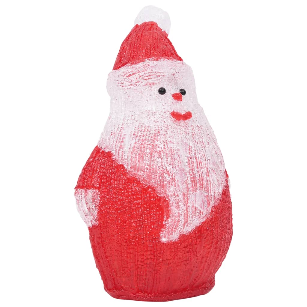 Vidaxl Christmas Figur Santa LED wewnątrz i na zewnątrz 28 cm akryl