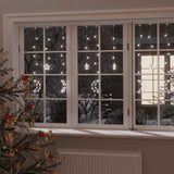 Vidaxl Light garland star and moon remote control 345 LEDs Cold White