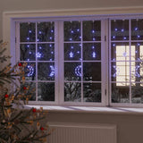 Vidaxl Light Garland Star y Moon Remote Control 345 LED Azul