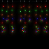 Vidaxl Light garland star and moon 345 LEDs multi -colored