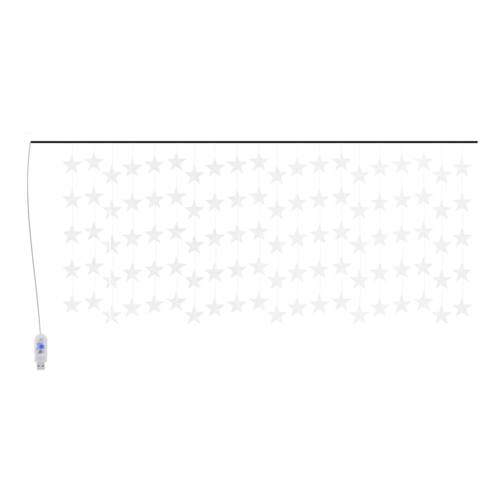 Vidaxl light corder stars with 500 LEDs and 8 functions blue