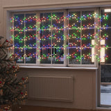 Vidaxl Light Cord Curtain Stars med 500 lysdioder 8 Funktioner Multi -färgade