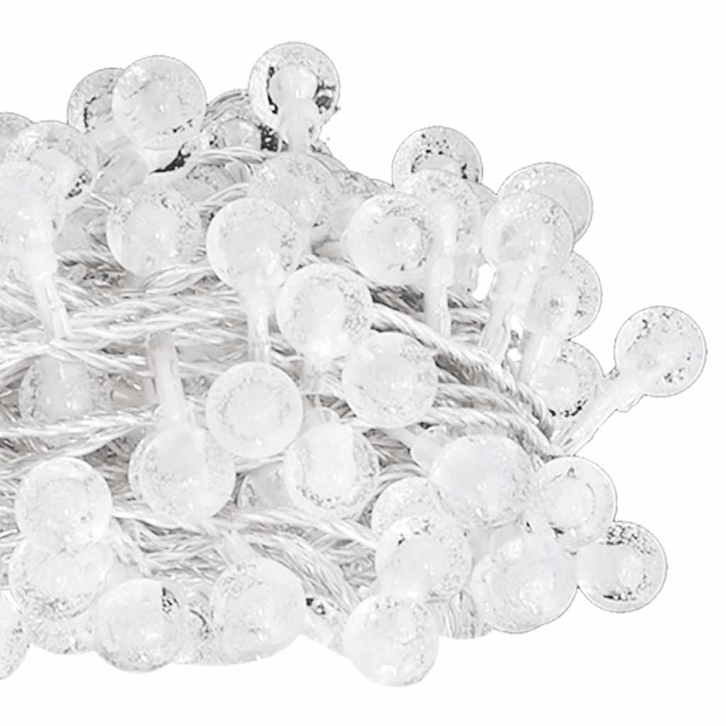 Vidaxl Light Cord s 200 LED 8 funkcemi studená bílá 20 m