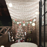 Vidaxl light cord with 400 LEDs 8 functions Cold white 40 m