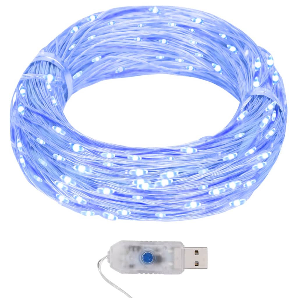 Vidaxl Light Corb s 400 MicroLed's Blue 8 Functions 40 m
