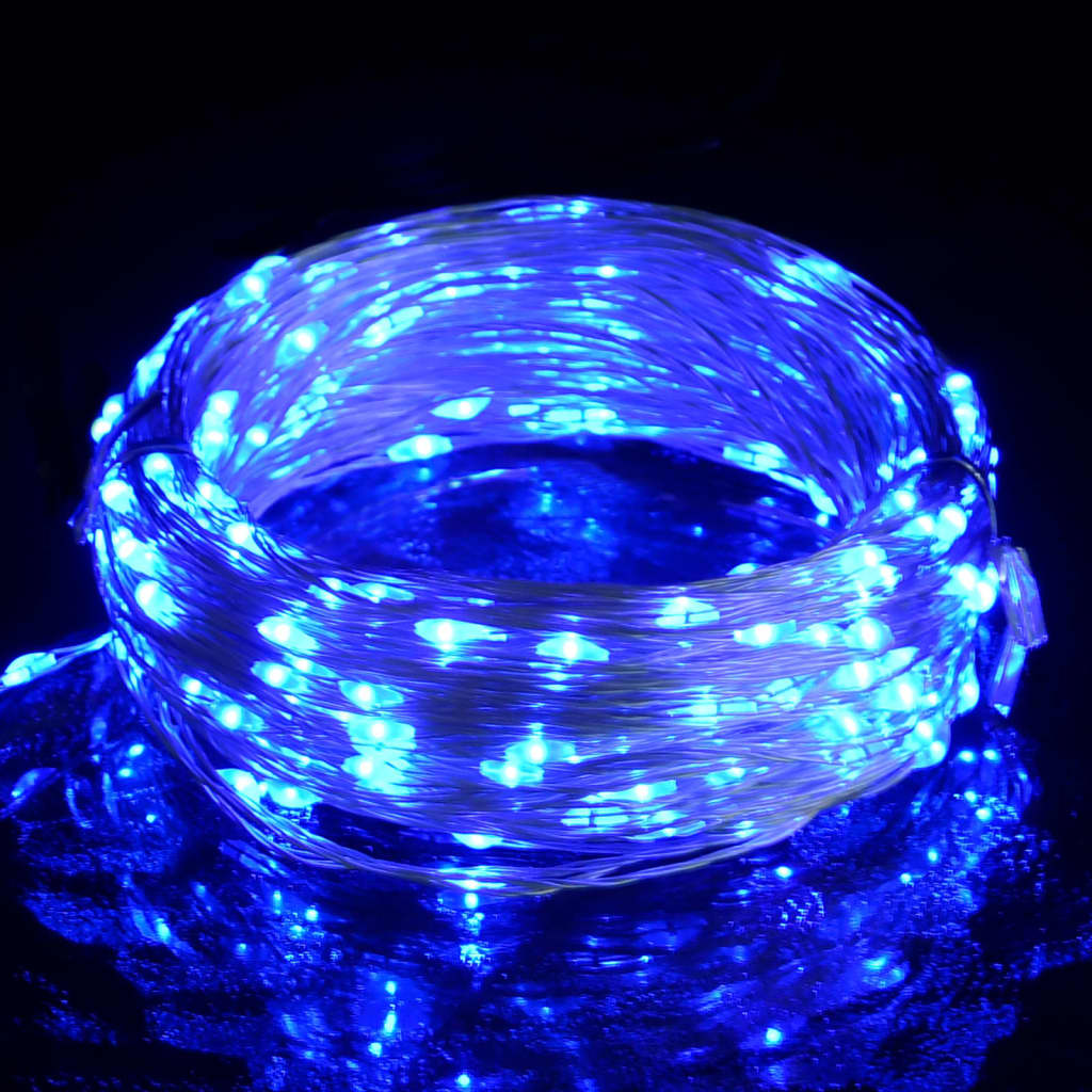 Vidaxl Light Corb s 400 MicroLed's Blue 8 Functions 40 m