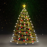 Vidaxl Christmas tree lighting with 150 LEDs Cold White Net 150 cm