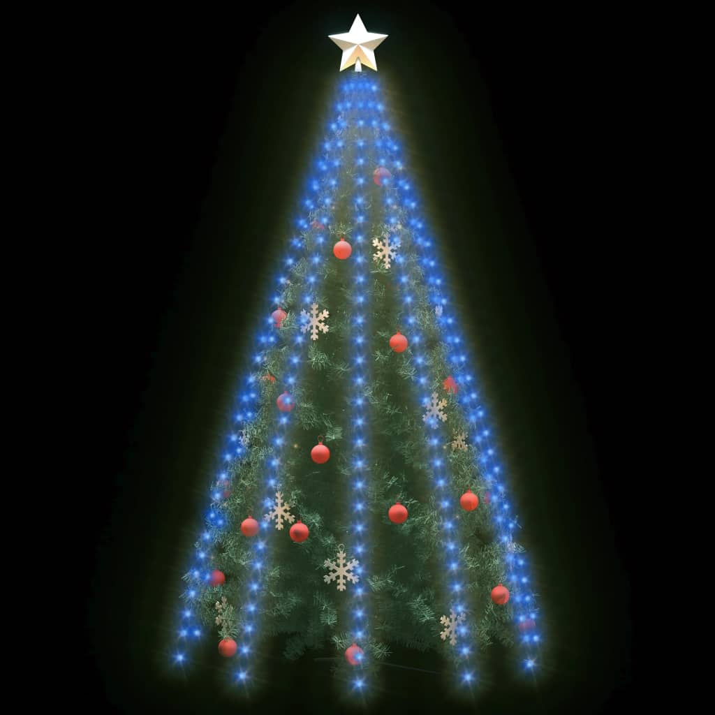 Vidaxl Christmas tree lighting with 300 LEDs Blue Net 300 cm