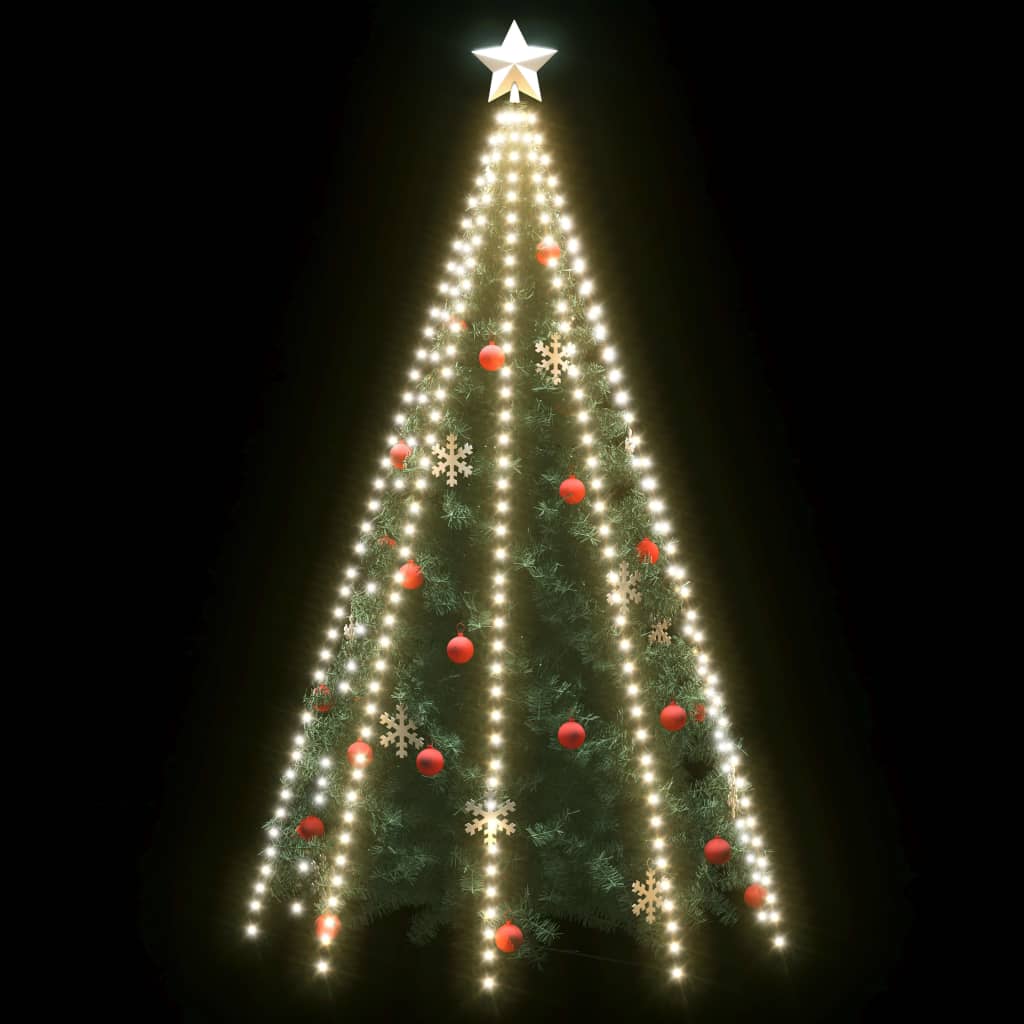 Vidaxl Christmas tree lighting with 400 LEDs Cold White Net 400 cm