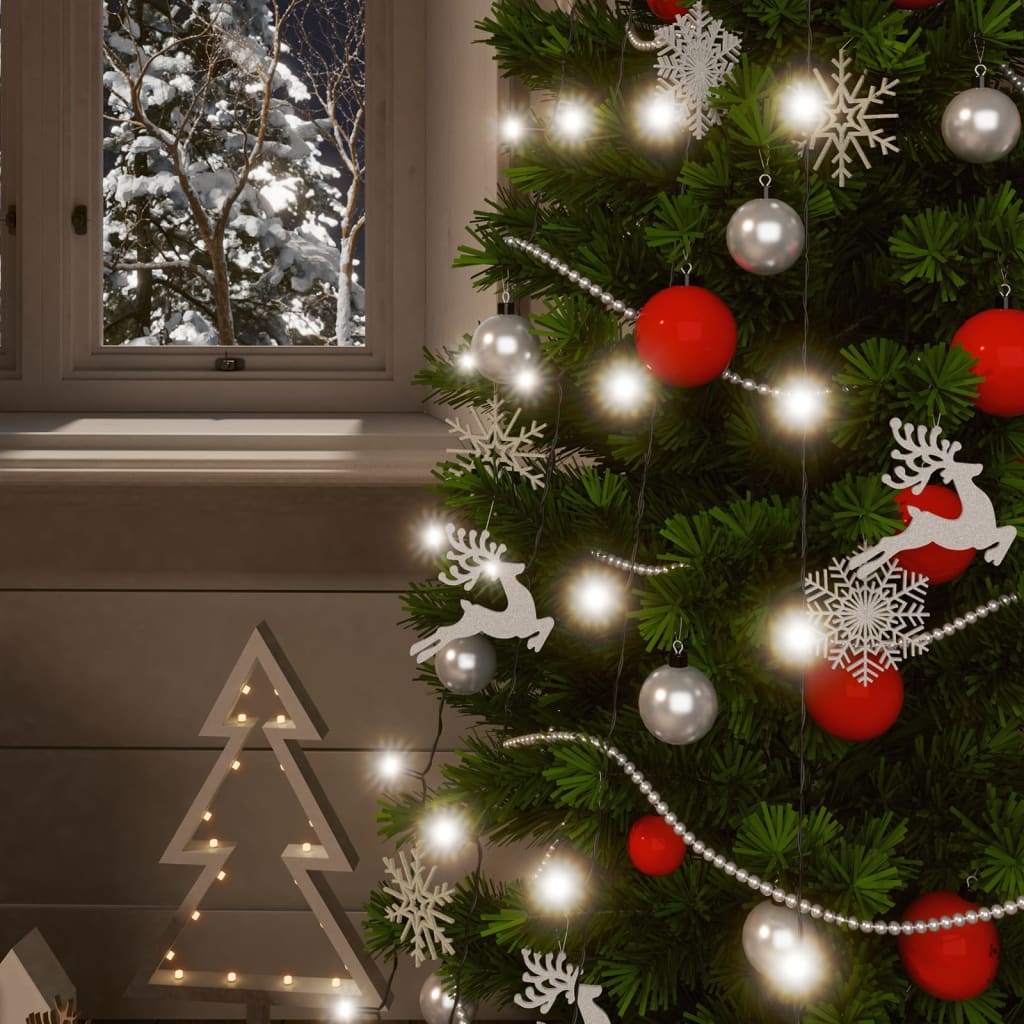Vidaxl Light Cordi 2 m con 2x200 LED solari all'interno di bianco freddo all'esterno