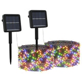 Vidaxl Light Cordi 2 PC 2x200 LED solari all'interno di Outside