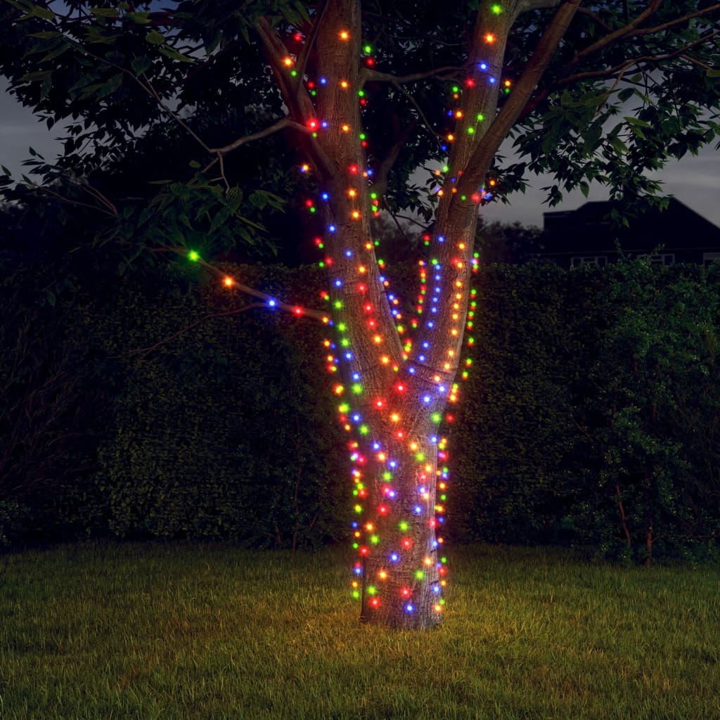 VidaXL 5 st light garland with 200 LEDs Solar inside outdoor color
