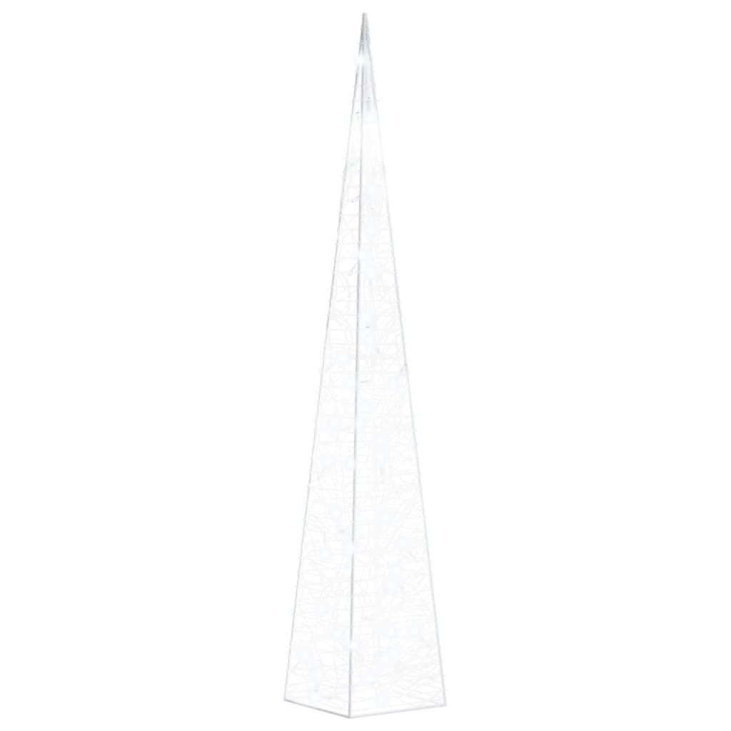Vidaxl Light Cone Decorative LED 90 cm akryl kall vit