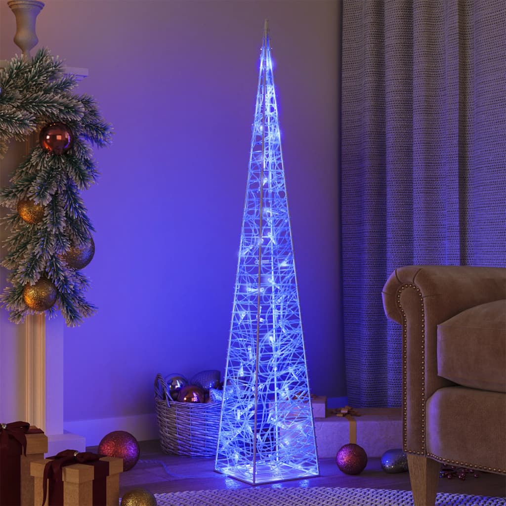 Vidaxl Light cone decorative LED 120 cm Acrylic blue