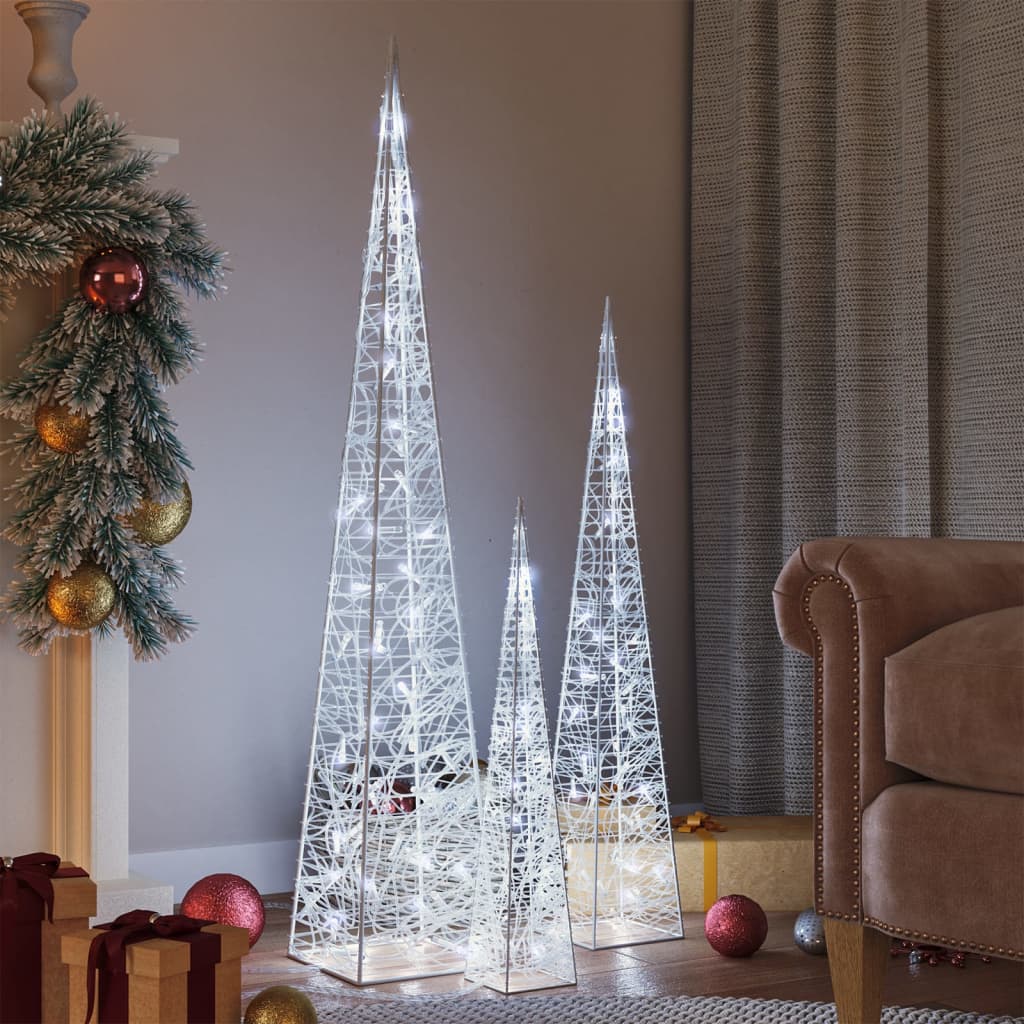 VidaXL Light: Decorative LED 60 90 120 cm Acrylic Cold White