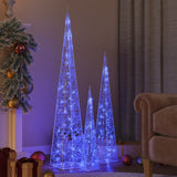 Vidaxl Light: Dekoracyjna LED 60 90 120 cm akrylowa niebieska