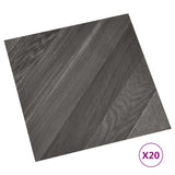 Vidaxl Floorboards 20 St Self -Adhesive 1,86 m² PVC Strepted Grey