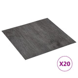 Vidaxl floor planks 20 pcs self-adhesive 1.86 m² PVC brown