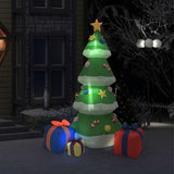 Vidaxl Christmas Decoration Arbre de Noël gonflable LED à l'intérieur de 240 cm