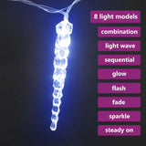 Vidaxl Christmas lighting IJspegel with 40 LEDs Acrylic blue