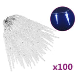 Vidaxl Christmas lighting Ice Geg with 100 LEDs Acrylic Blue