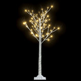 Vidaxl Christmas Tree Willow mit 120 warm -weißen LEDs innerhalb und außerhalb von 1,2 m