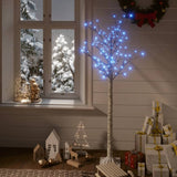 Vidaxl Christmas Tree Willow mit 140 blauen LEDs innerhalb und außerhalb von 1,5 m