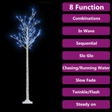 Vidaxl Christmas tree willow with 180 blue LEDs inside and outside 1.8 m