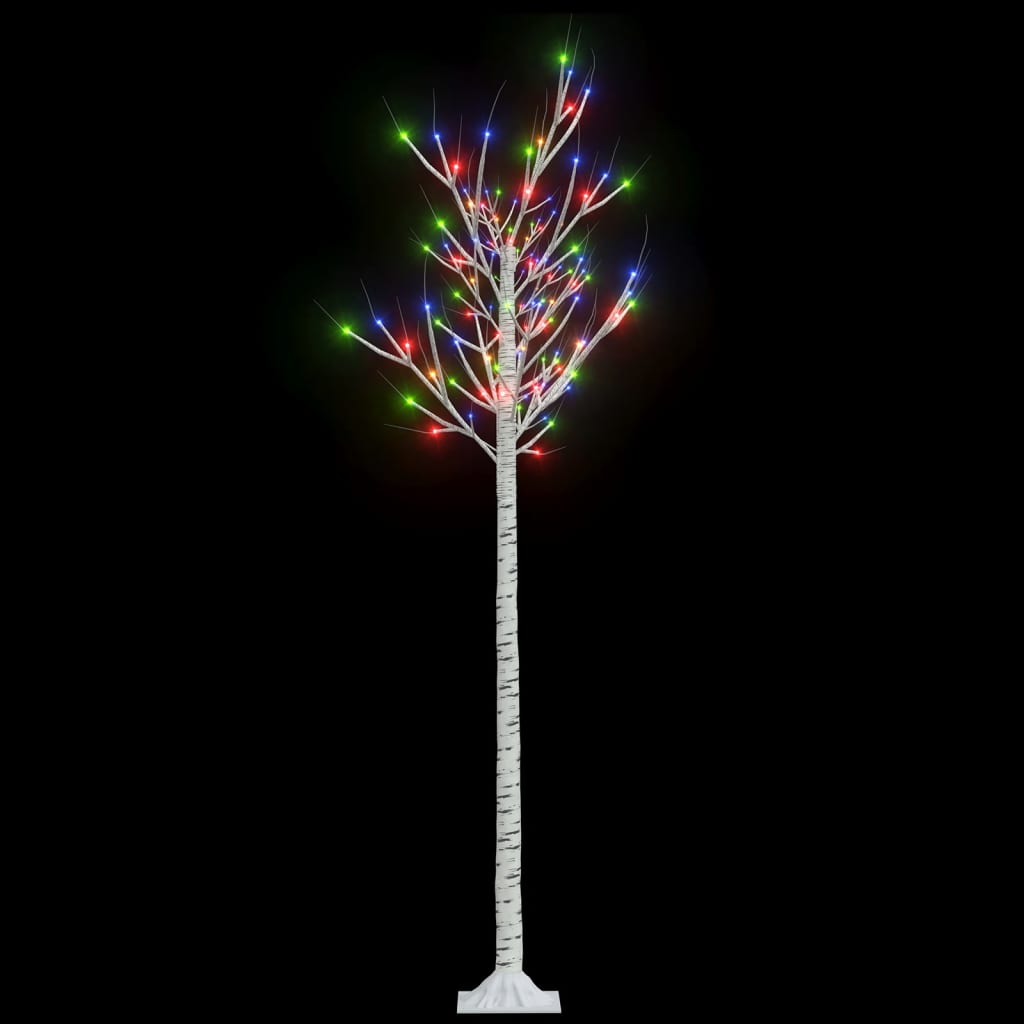 Vidaxl Christmas tree willow 180 multi -colored LEDs inside and outside 1.8 m