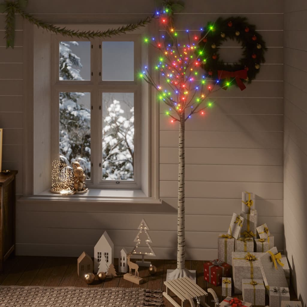 Vidaxl Christmas tree willow 180 multi -colored LEDs inside and outside 1.8 m
