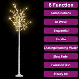 Vidaxl Christmas tree willow with 200 warm white LEDs inside and outside 2.2 m
